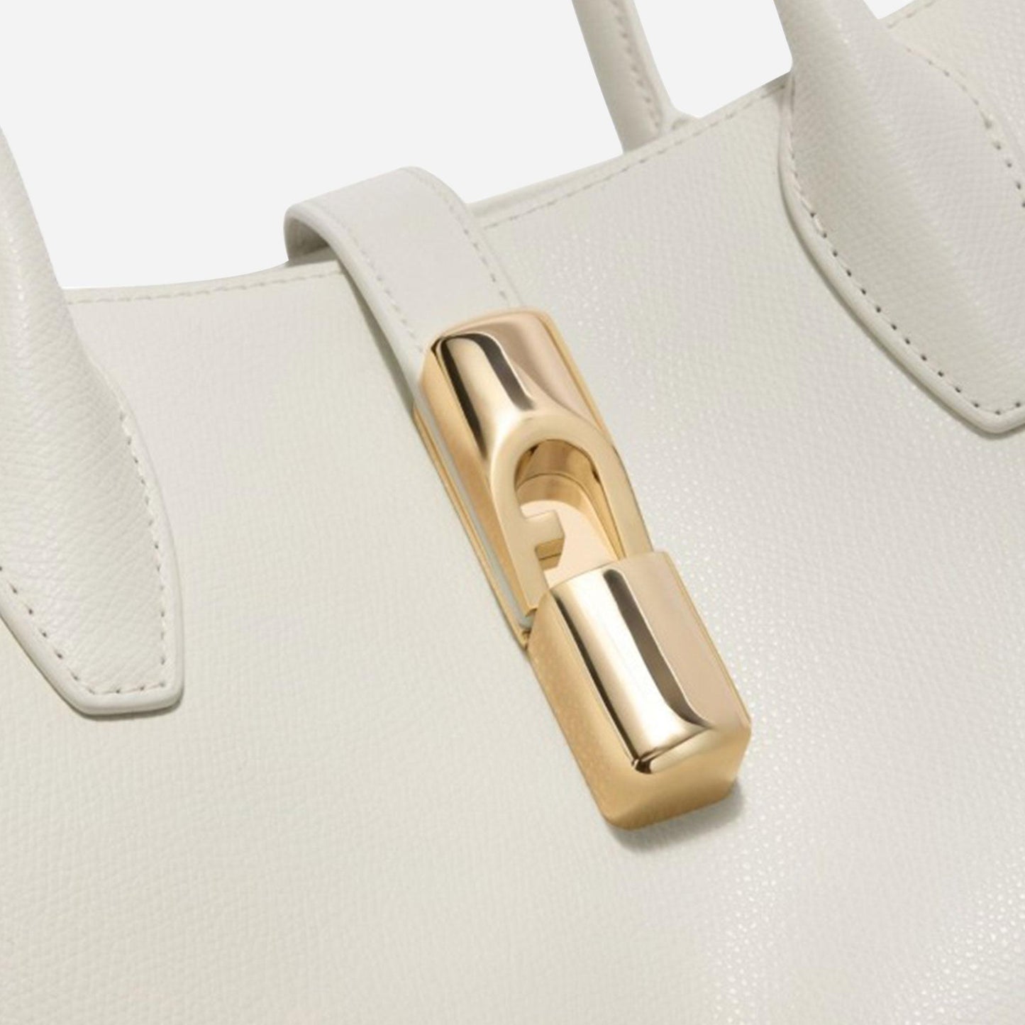 FURLA Furla Debby Borsa A Spalla Large Panna 