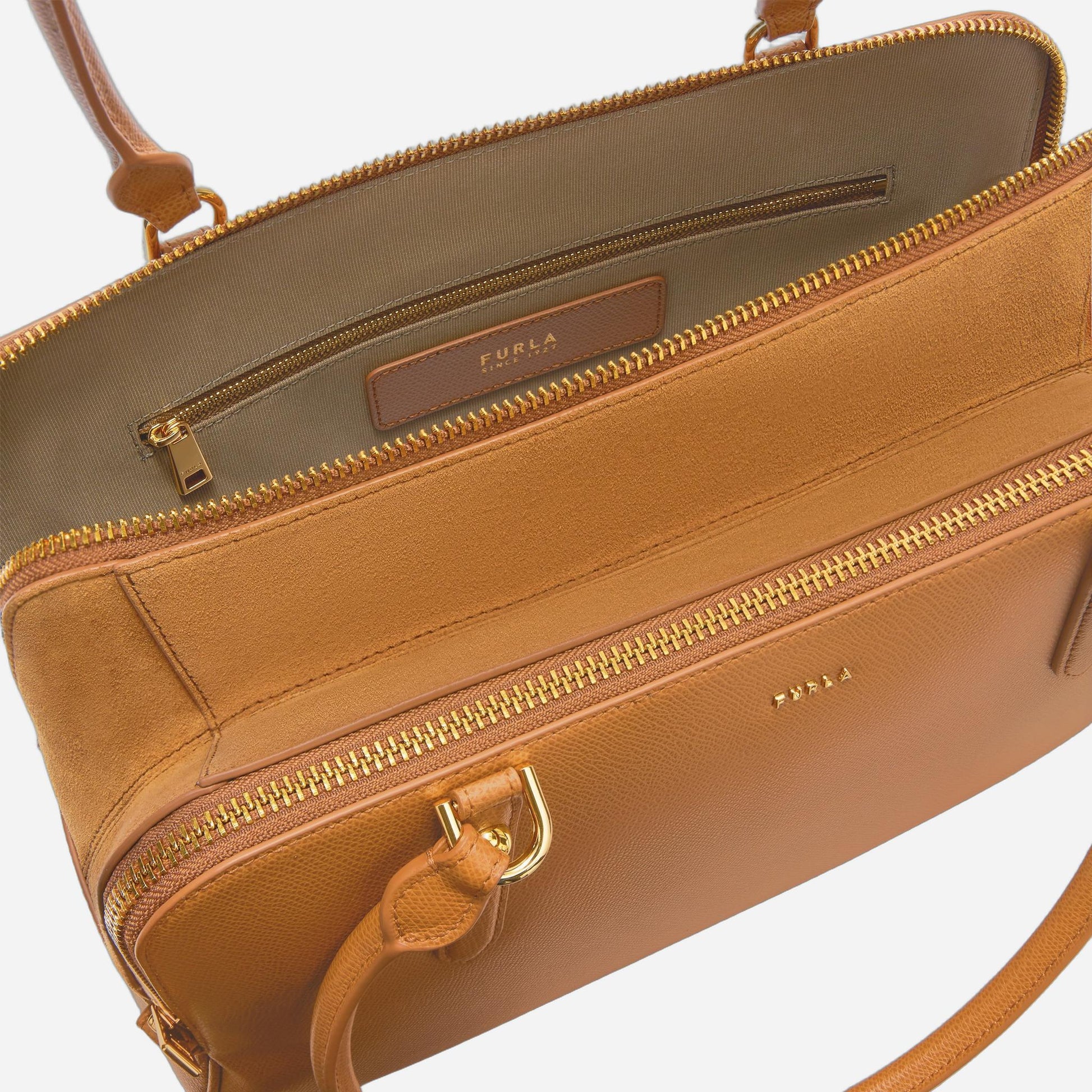 FURLA Furla Giulia Borsa Boston L Tabacco 