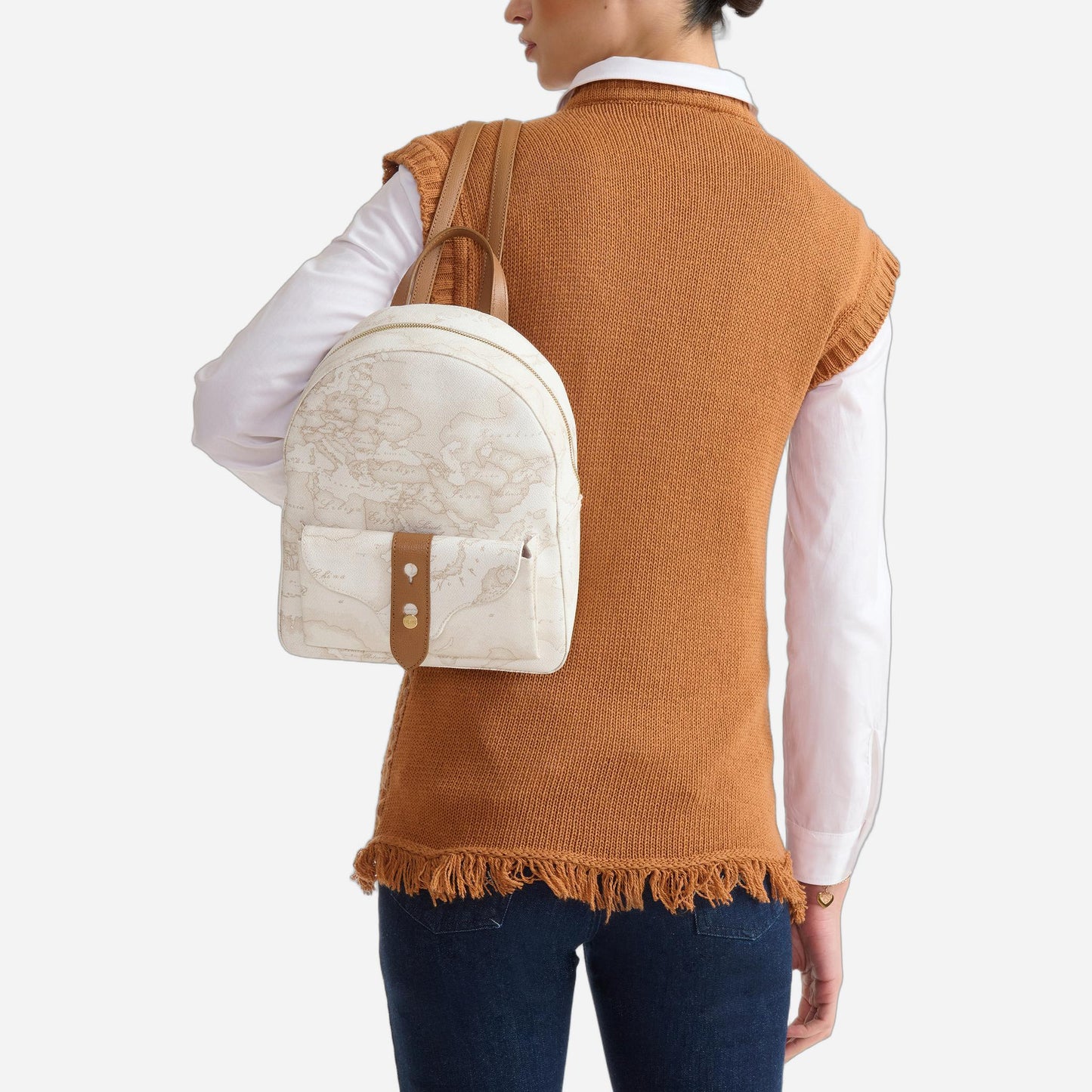 ALVIERO MARTINI Zaino Bianco 