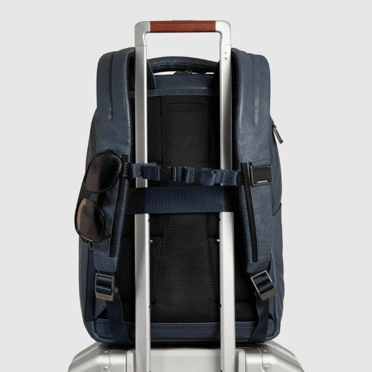 PIQUADRO Zaino porta PC 15,6'' in pelle Avio 