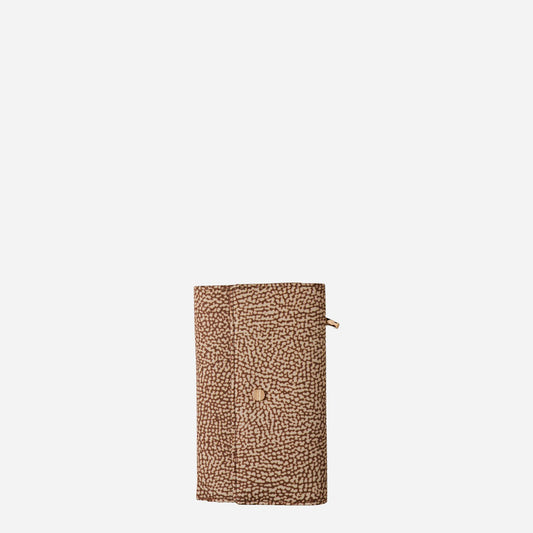 borbonese PORTAFOGLIO MEDIUM Beige/marrone 