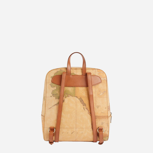 ALVIERO MARTINI Zaino in tessuto stampa Geo Classic Naturale Geo Classic 