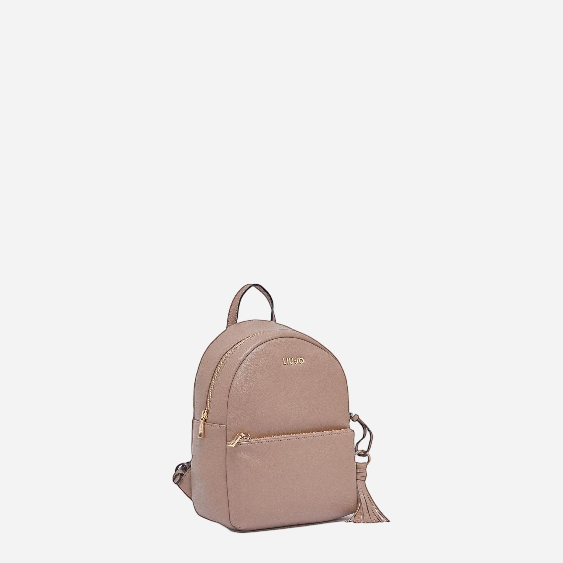 LIU JO Zaino medio con charm MOCHA 