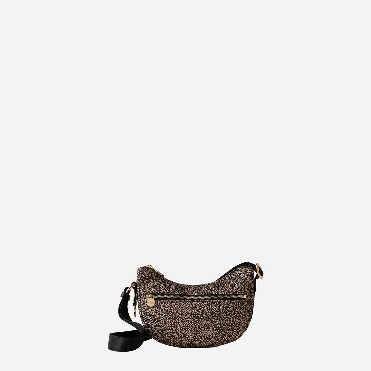 borbonese ECO LINE LUNA BAG MINI OP NATURALE/NERO 