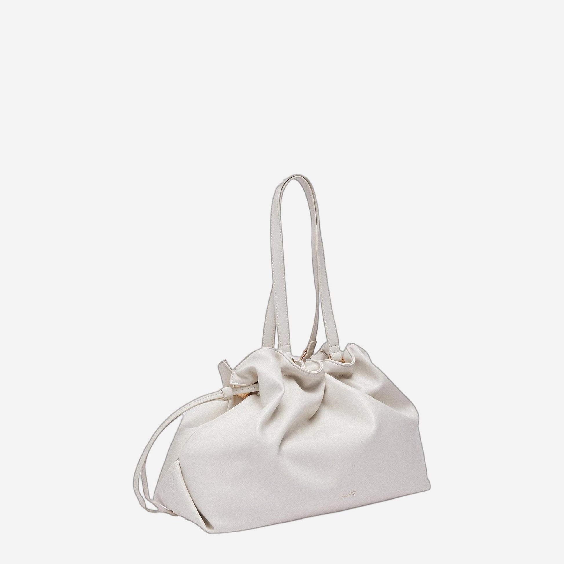 LIU JO Borsa a spalla Riccy grande CREAM 