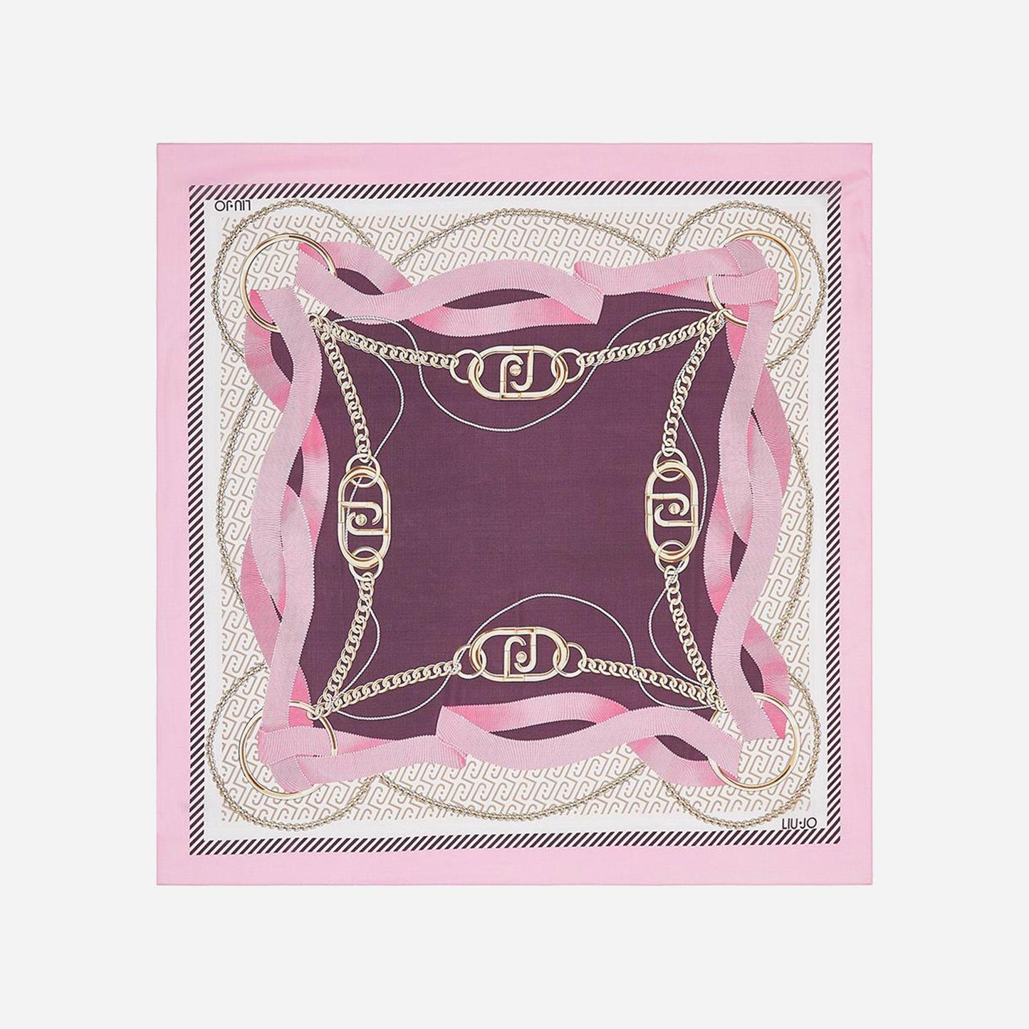 LIU JO Foulard con nastri Peaches 