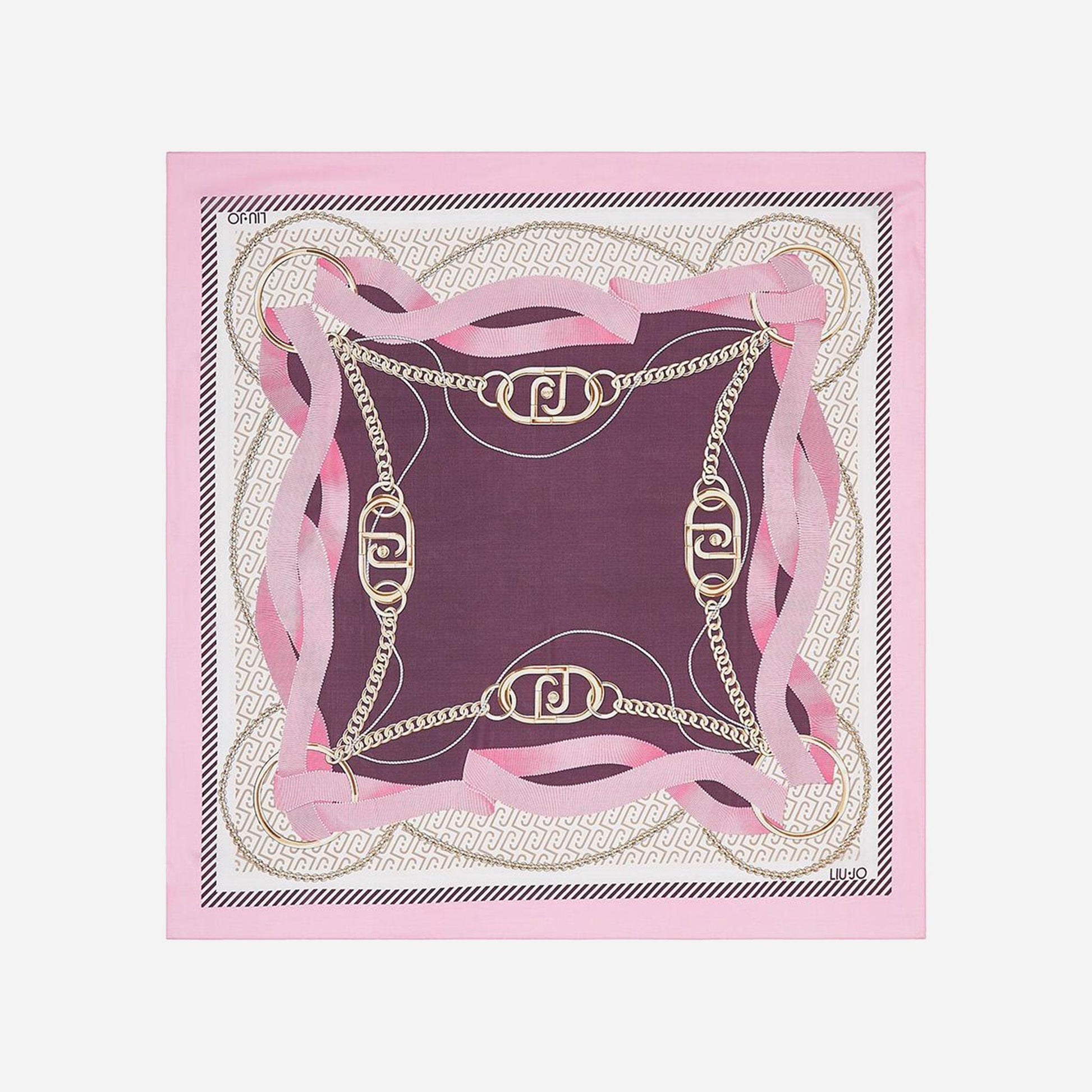 LIU JO Foulard con nastri Peaches 