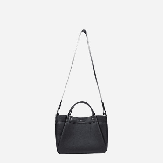 ARMANI EXCHANGE Borsa media a mano a tracolla BLACK 