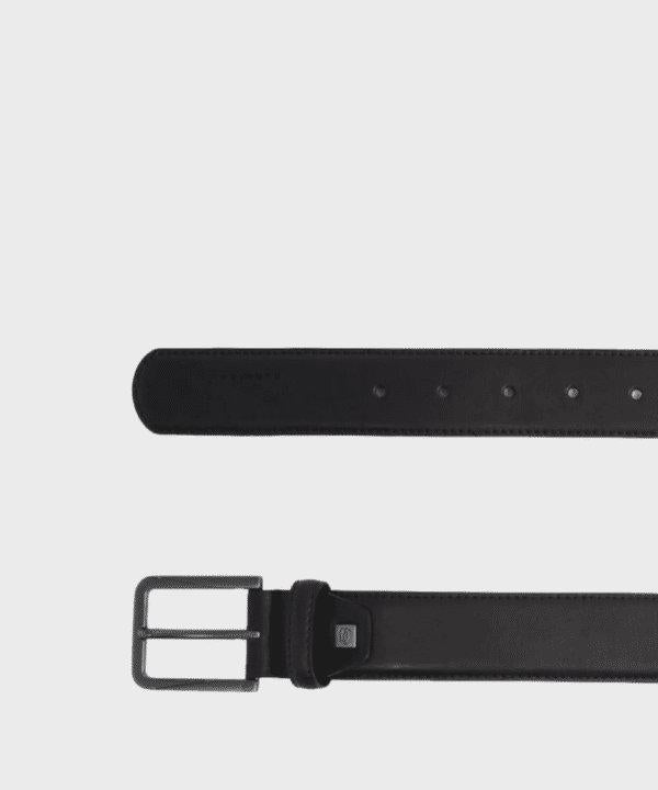 PIQUADRO Cintura uomo in pelle Nero 