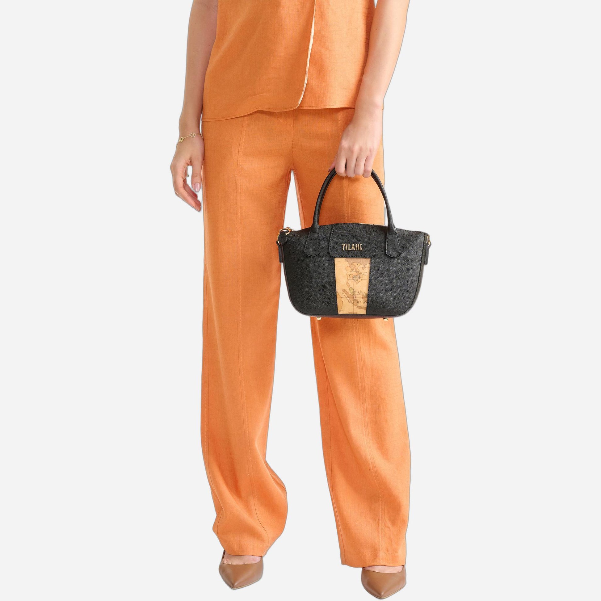 ALVIERO MARTINI Bauletto Nero 