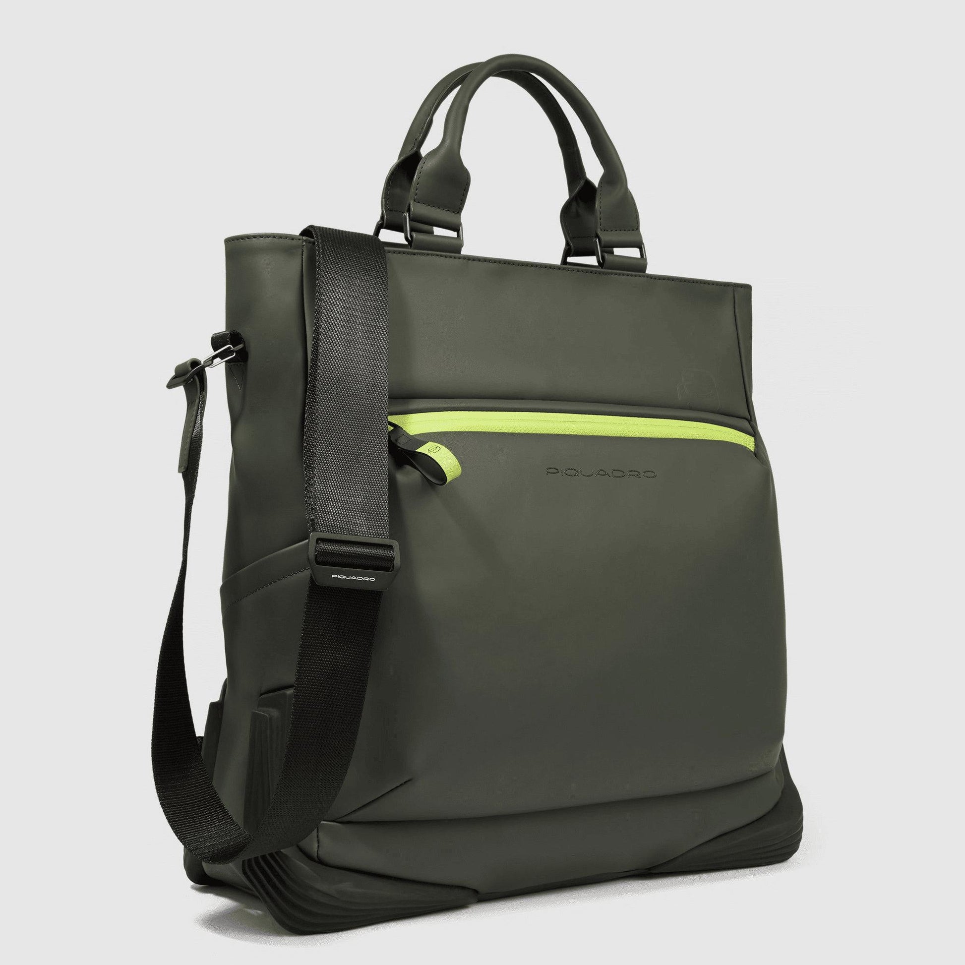 PIQUADRO Tote bag in tessuto Verde 