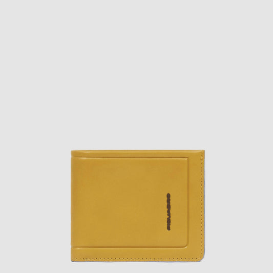 PIQUADRO Portafoglio uomo con porta documenti rimovibile Giallo 