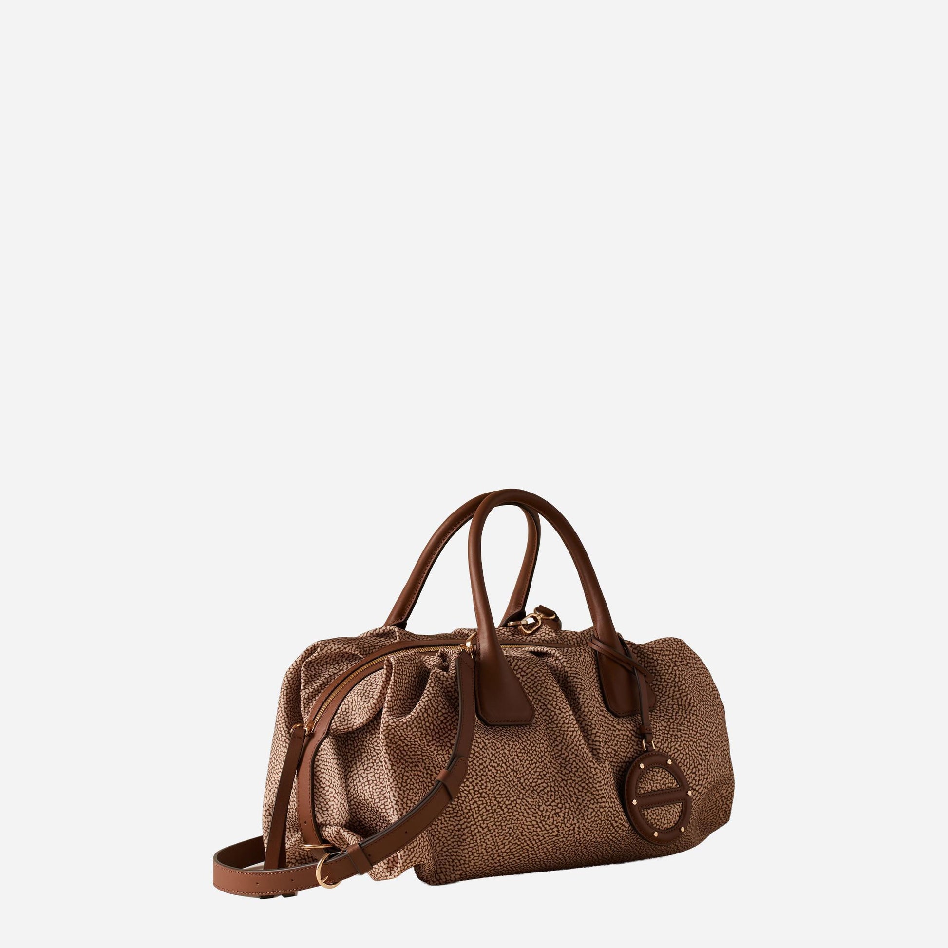 borbonese VIS A VIS BAULETTO LARGE Beige/marrone 