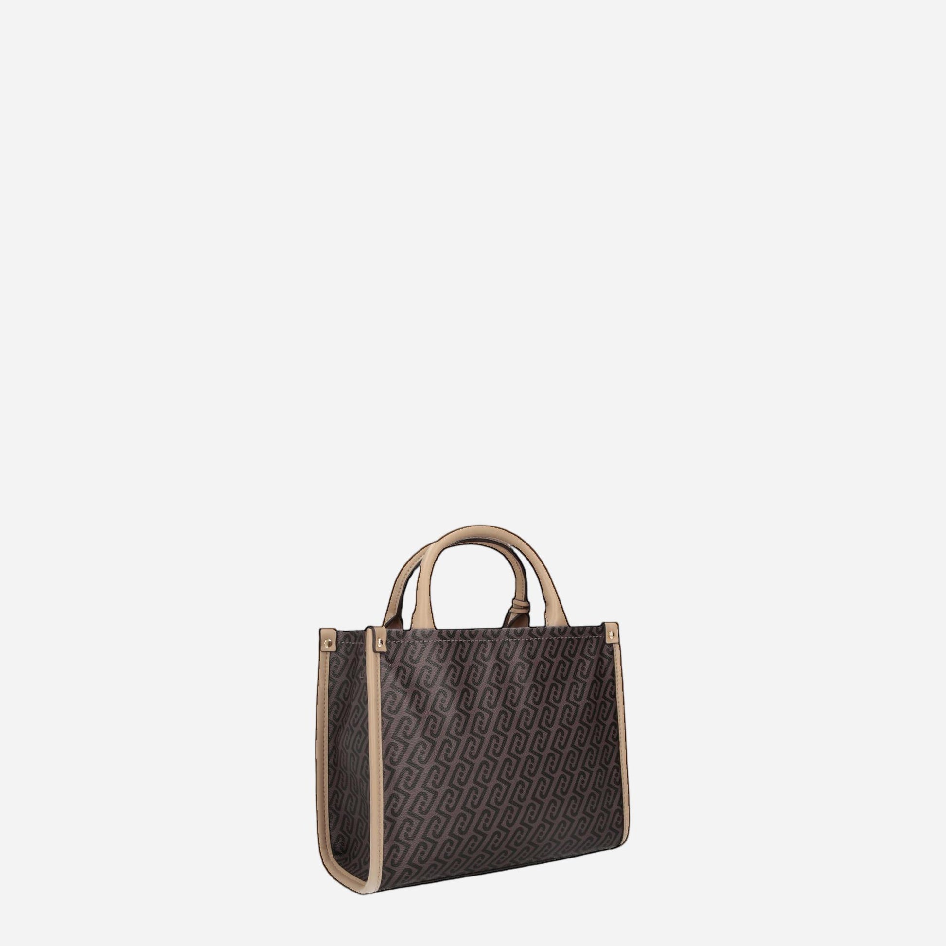 LIU JO Borsa piccola jacquard Testa moro/dk.cipria 