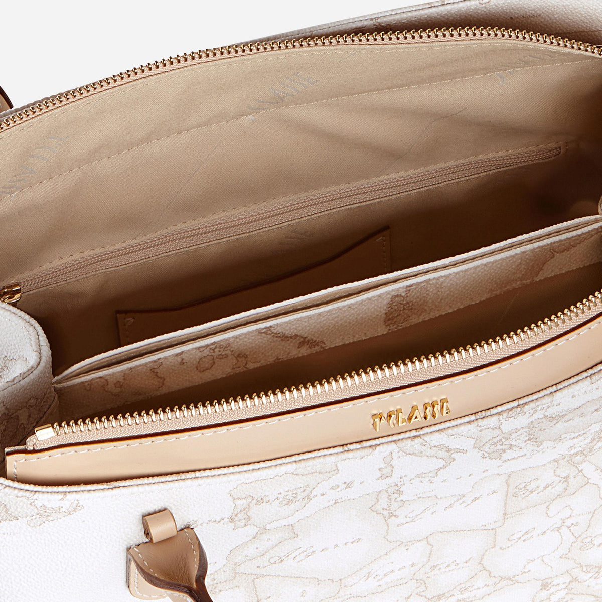 ALVIERO MARTINI Geo White Borsa piccola a mano con tracolla Geo White 