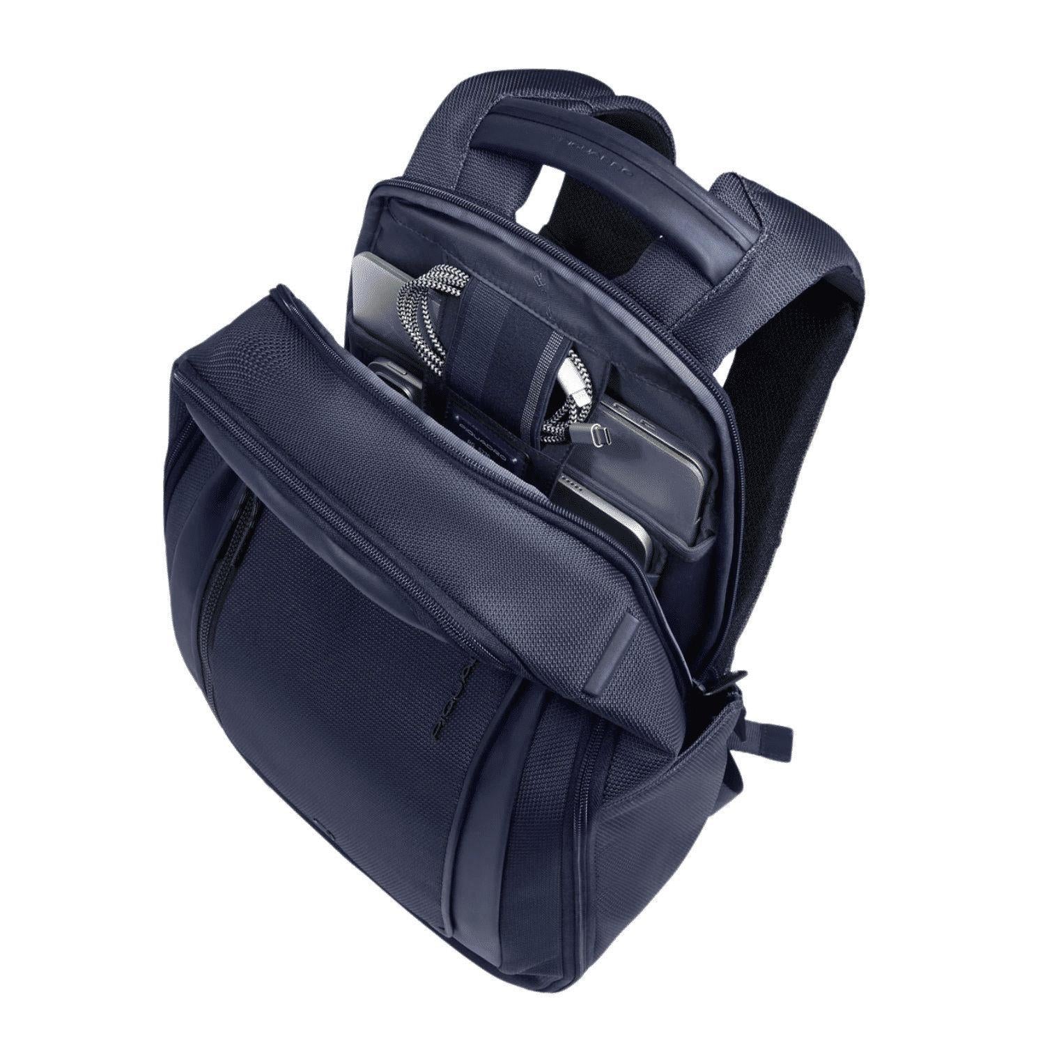 PIQUADRO Zaino porta PC 14'' Blu 