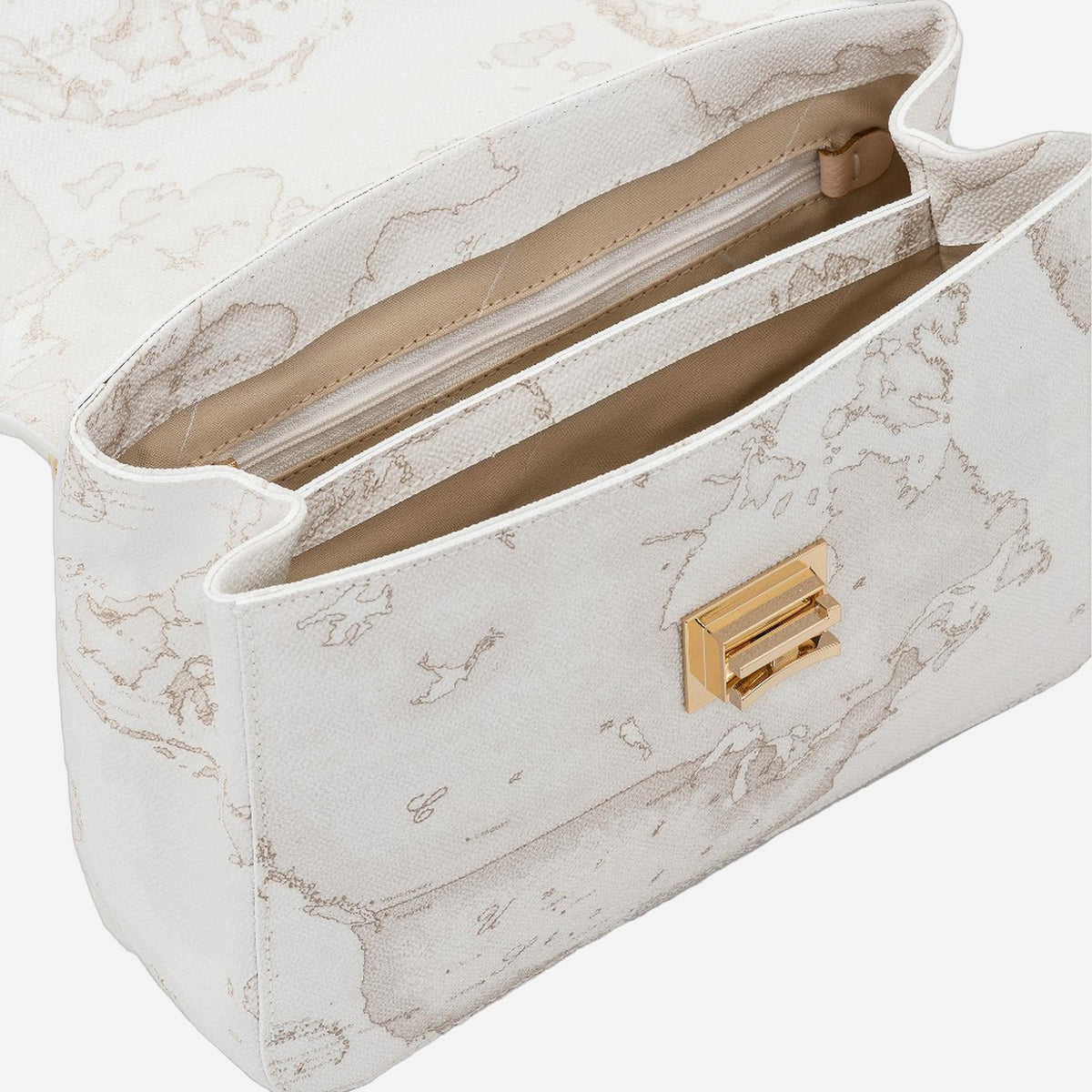 ALVIERO MARTINI Geo White tracolla con patta Geo White 