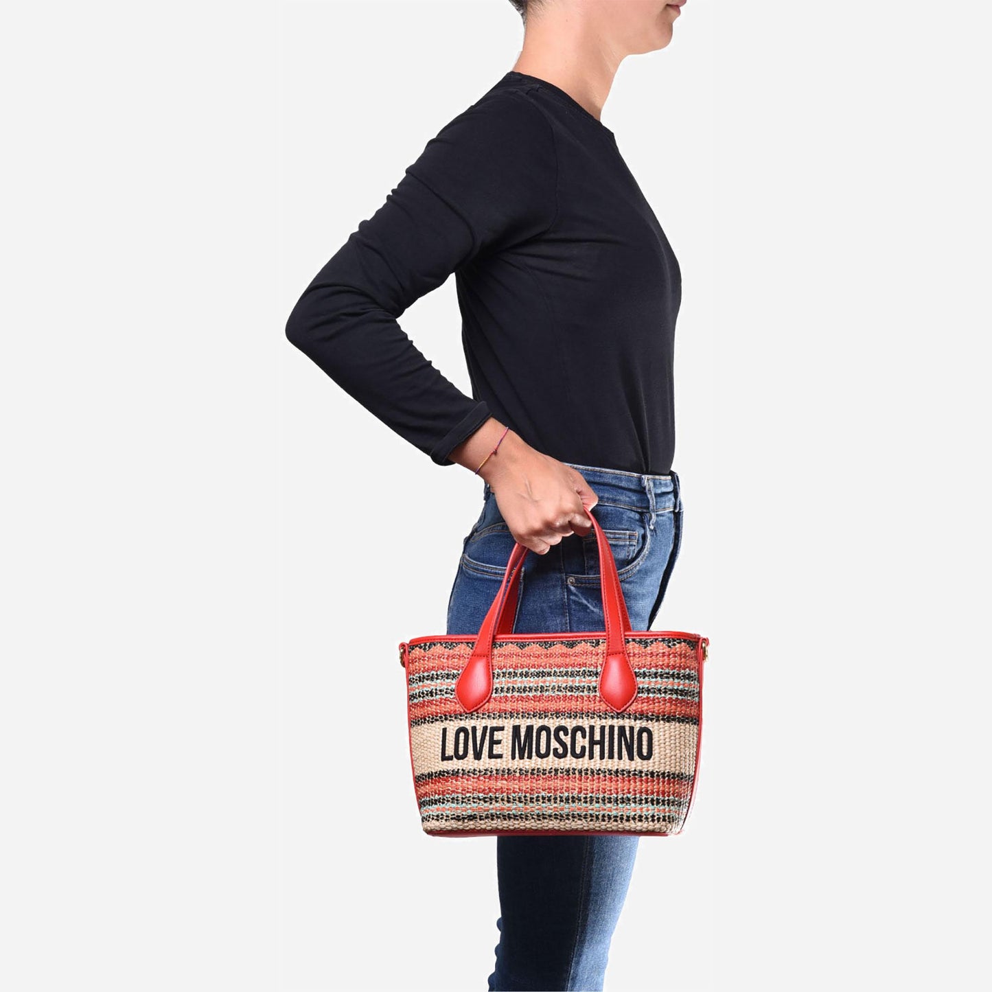 Love Moschino Moschino borsa a mano MULTICOLOR/ROSSO 
