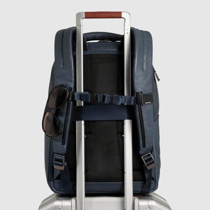PIQUADRO Zaino porta PC 15,6'' in pelle Avio 