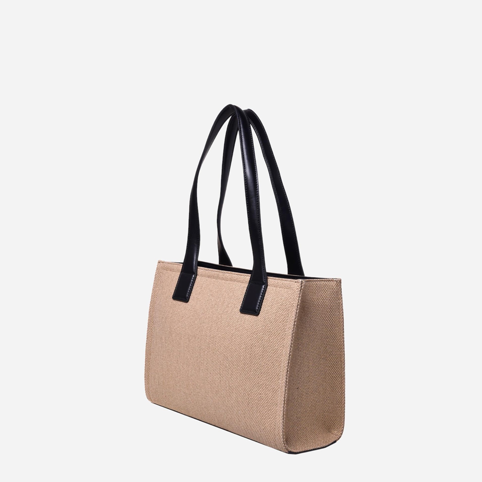 Love Moschino Moschino Shopper Canvas Nero/oro 