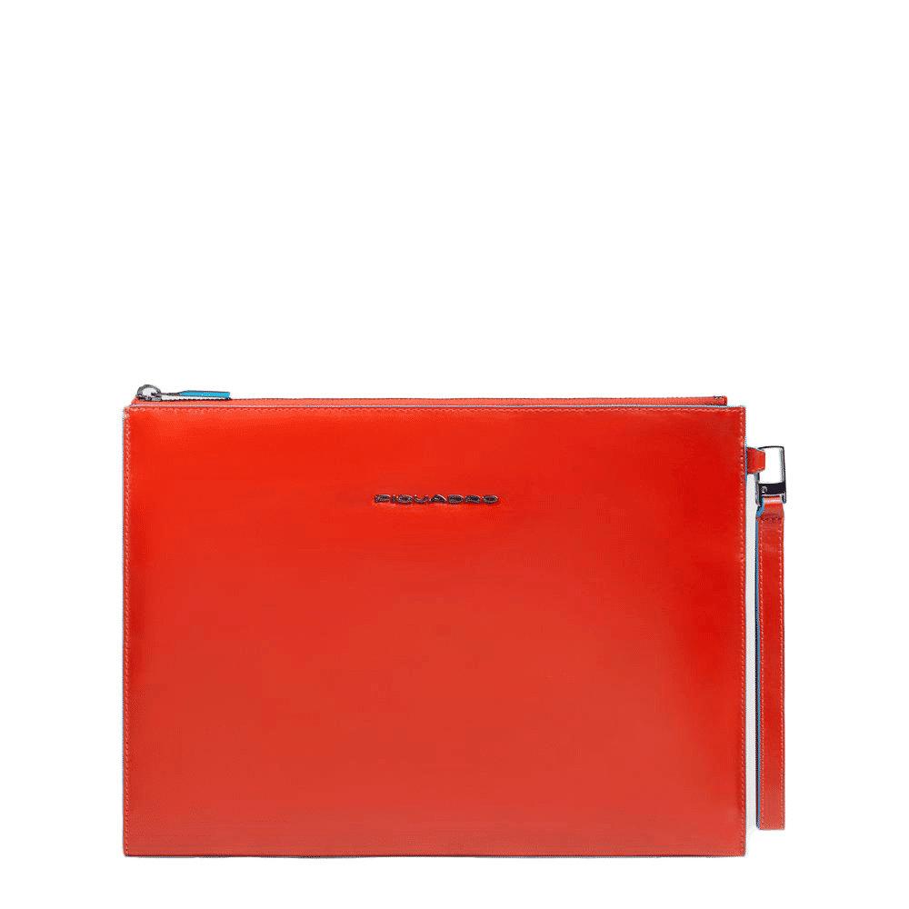 PIQUADRO Pochette uomo porta iPad® in pelle con polsiera cuoio 4 