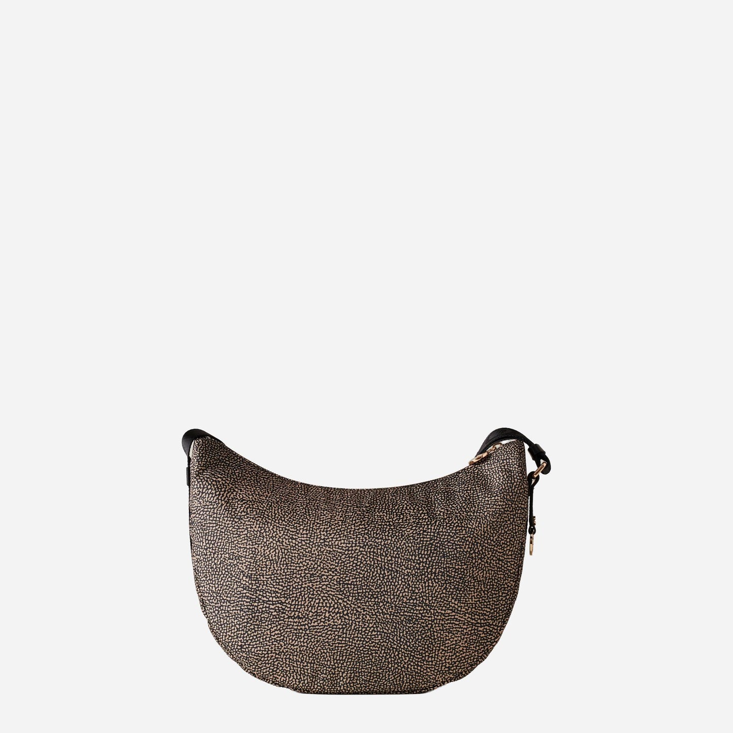 borbonese ECO LINE LUNA BAG MIDDLE OP NATURALE/NERO 
