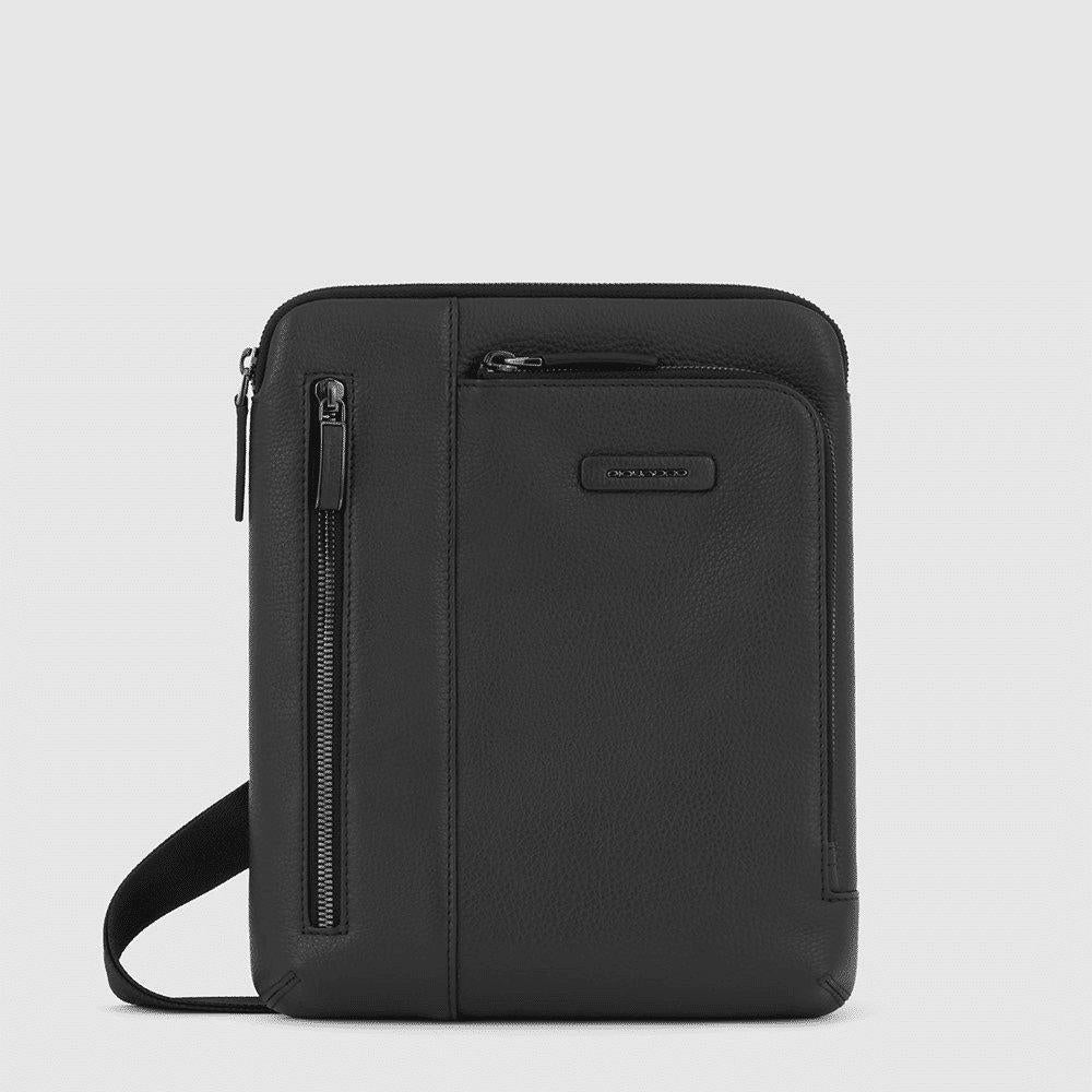 PIQUADRO Borsello uomo porta iPad® in pelle Nero 