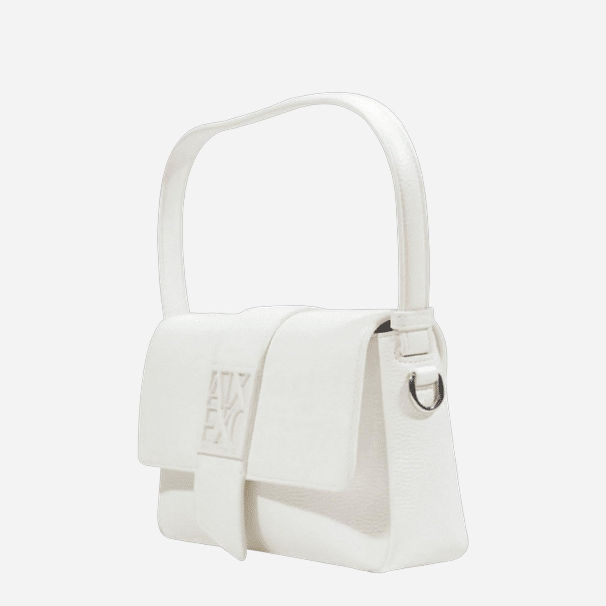 ARMANI EXCHANGE Borsa a tracolla piccola Off White 