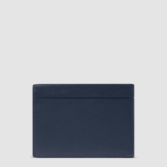 PIQUADRO Portafogli uomo con porta documenti, portamonete Blu 