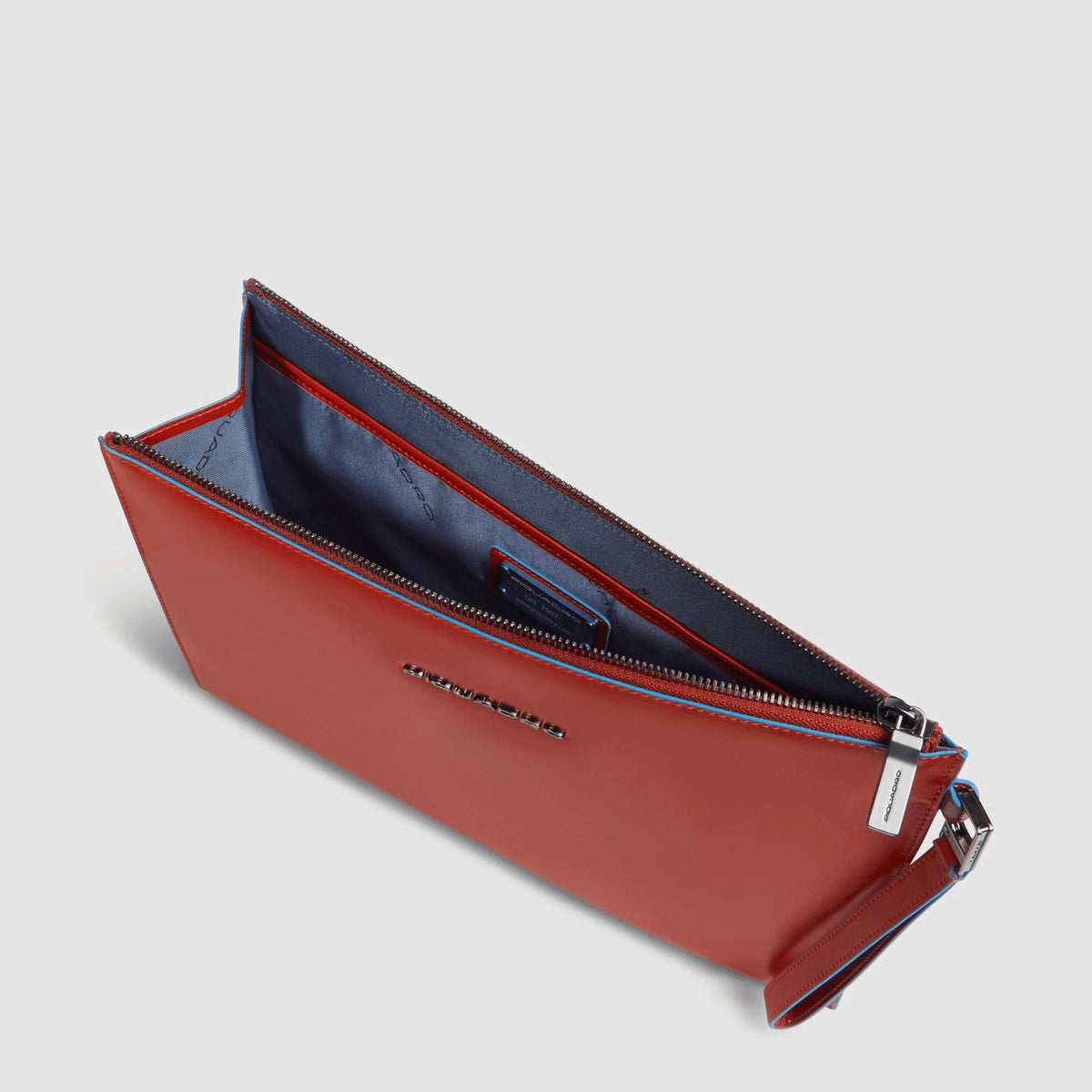 PIQUADRO Pochette uomo porta iPad® in pelle con polsiera cuoio 4 