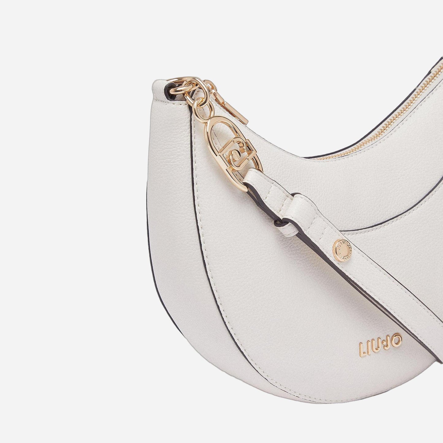 LIU JO Borsa hobo media con charm CREAM 