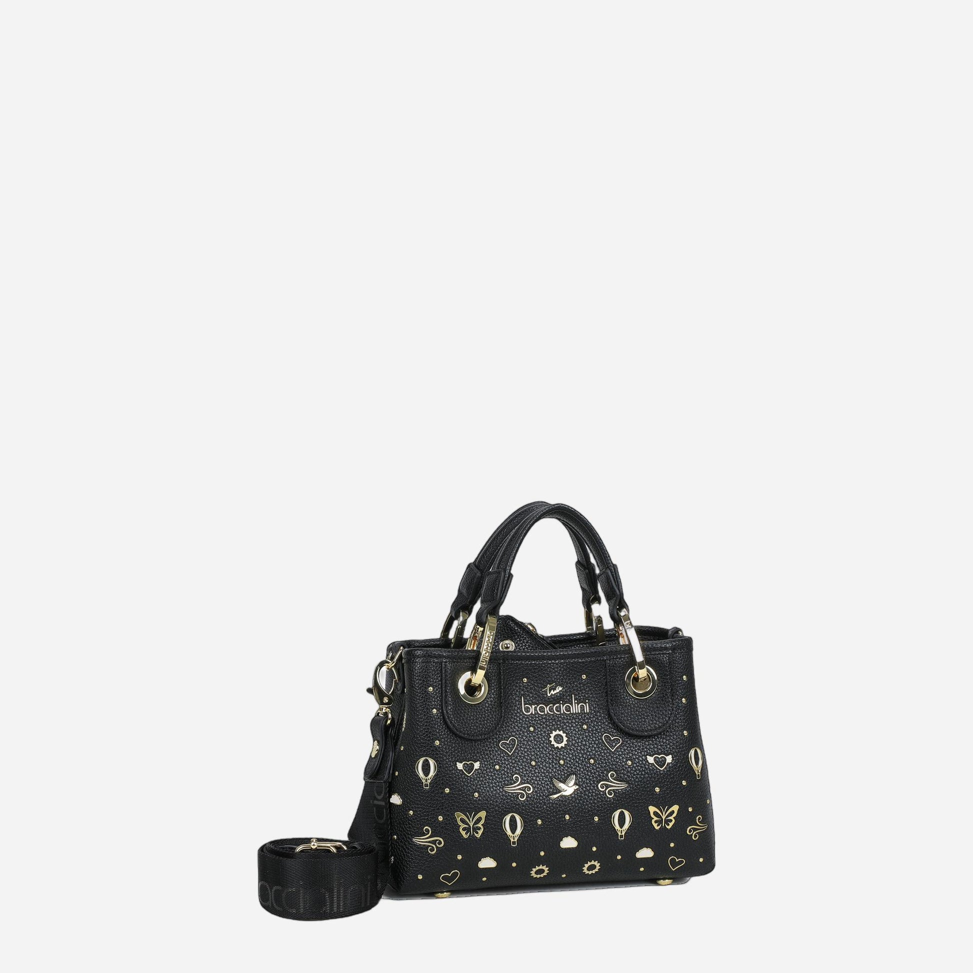 Braccialini Beth Strass Nero 