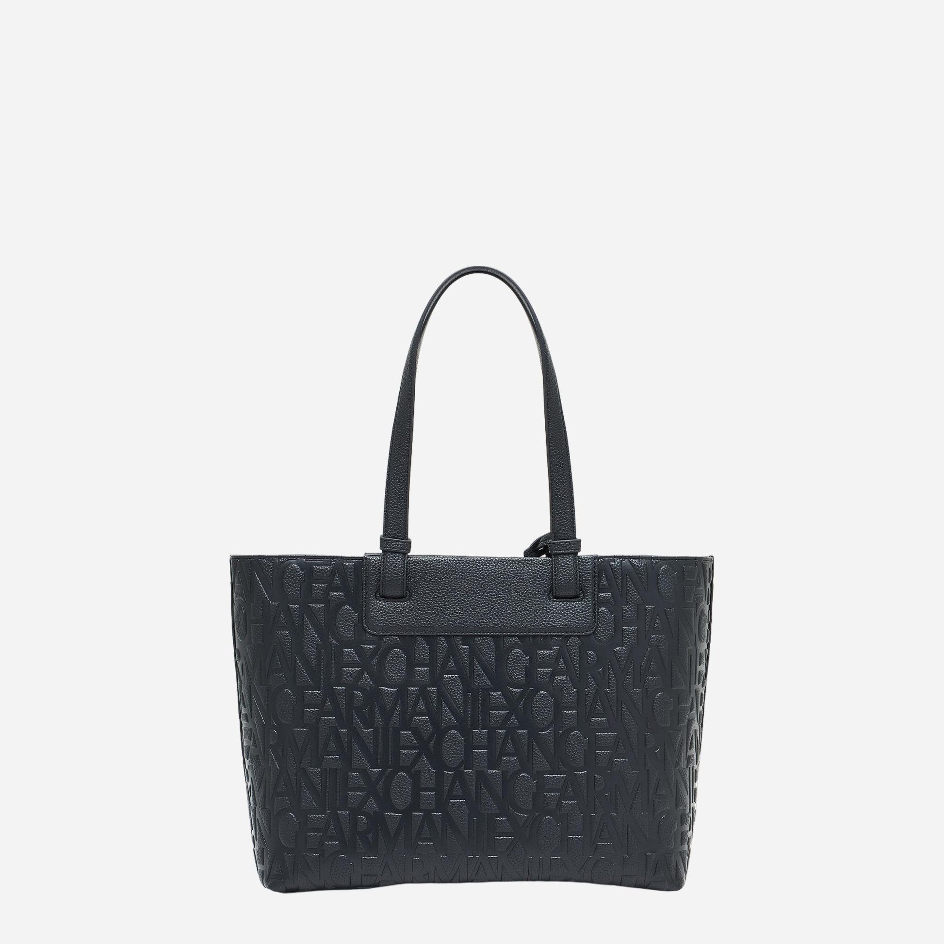 ARMANI EXCHANGE Borsa a mano in pelle BLACK 