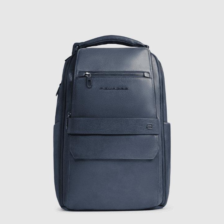 PIQUADRO Zaino porta PC 14'' in pelle Avio 