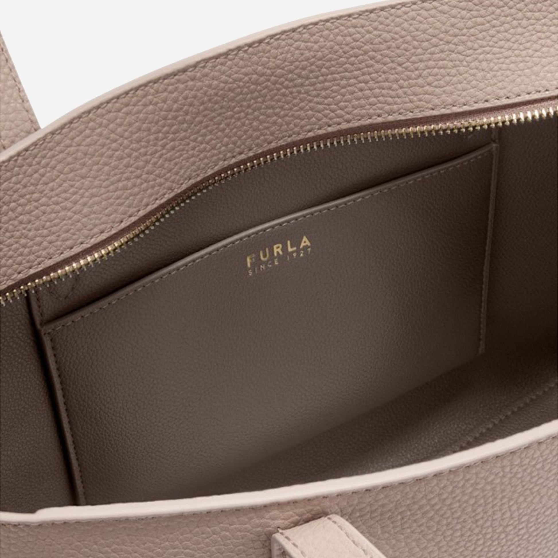 FURLA Furla Roxie Borsa A Secchiello LINEN+URBAN GRAY int. 