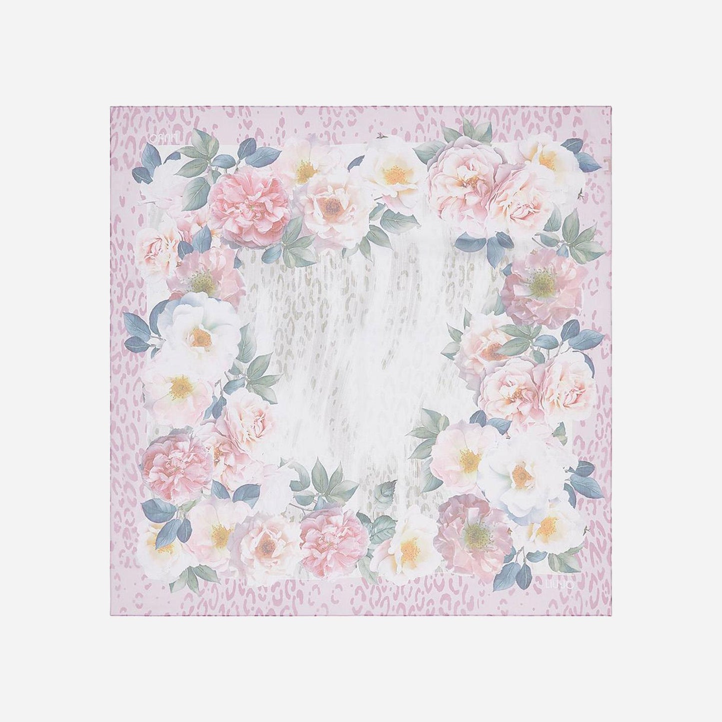 LIU JO Foulard grande con peonie Soft peony 