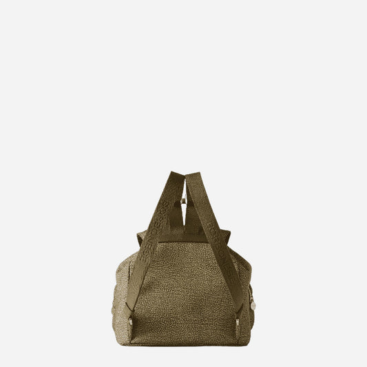 borbonese GEMINI ZAINO MEDIUM Olive 