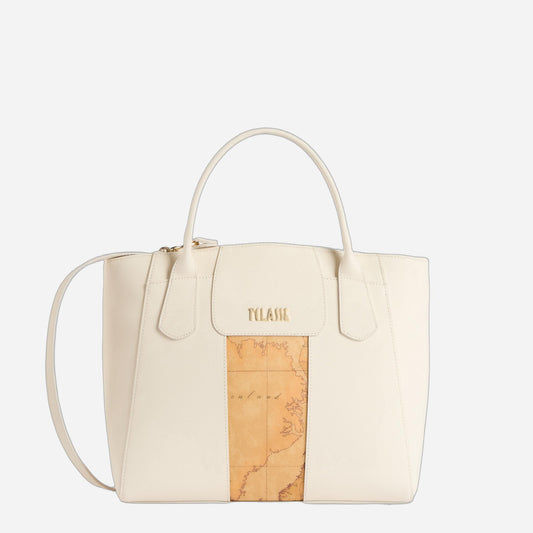 ALVIERO MARTINI Borsa a mano c/tracolla Avorio 