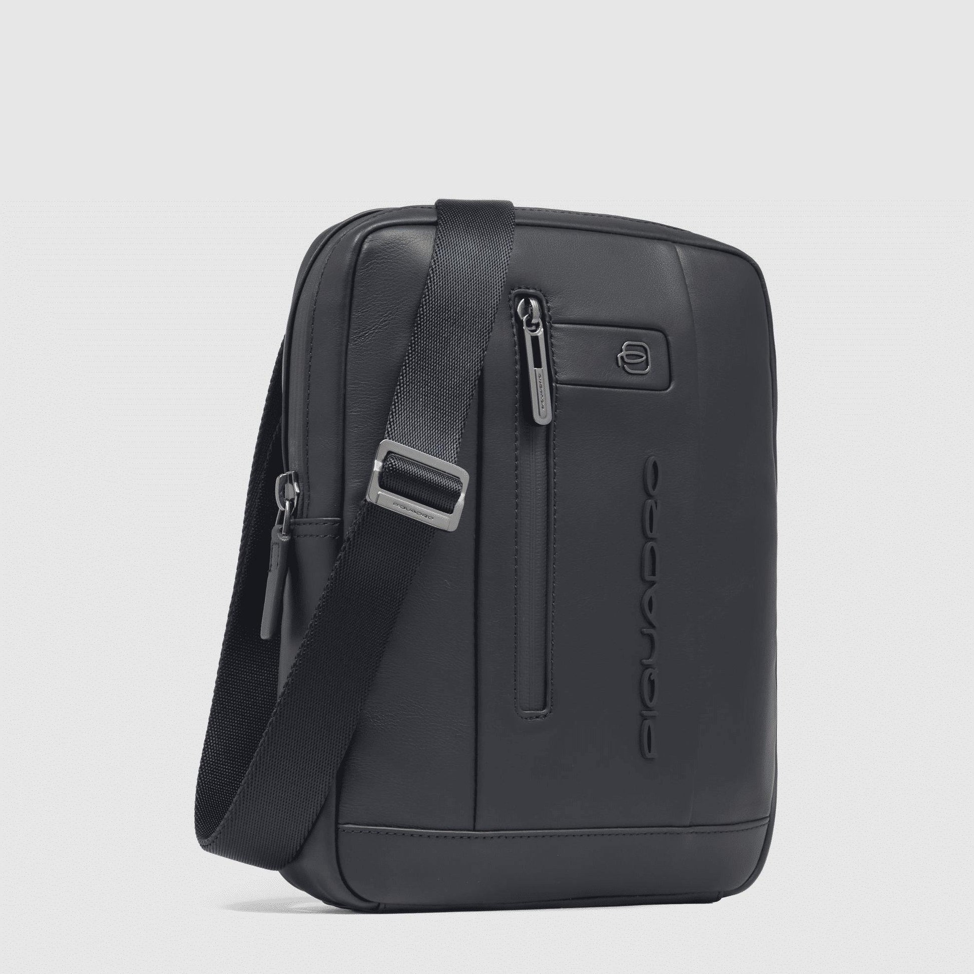 PIQUADRO Borsello uomo porta iPad® in pelle Nero 