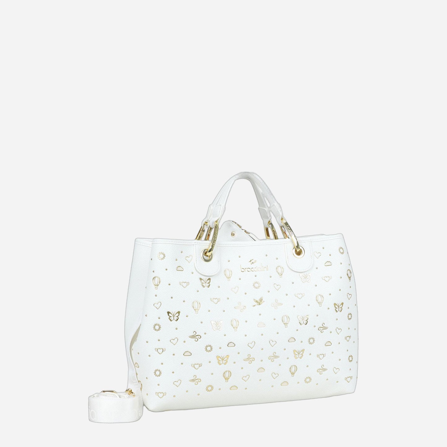 Braccialini Beth Strass Bianco 