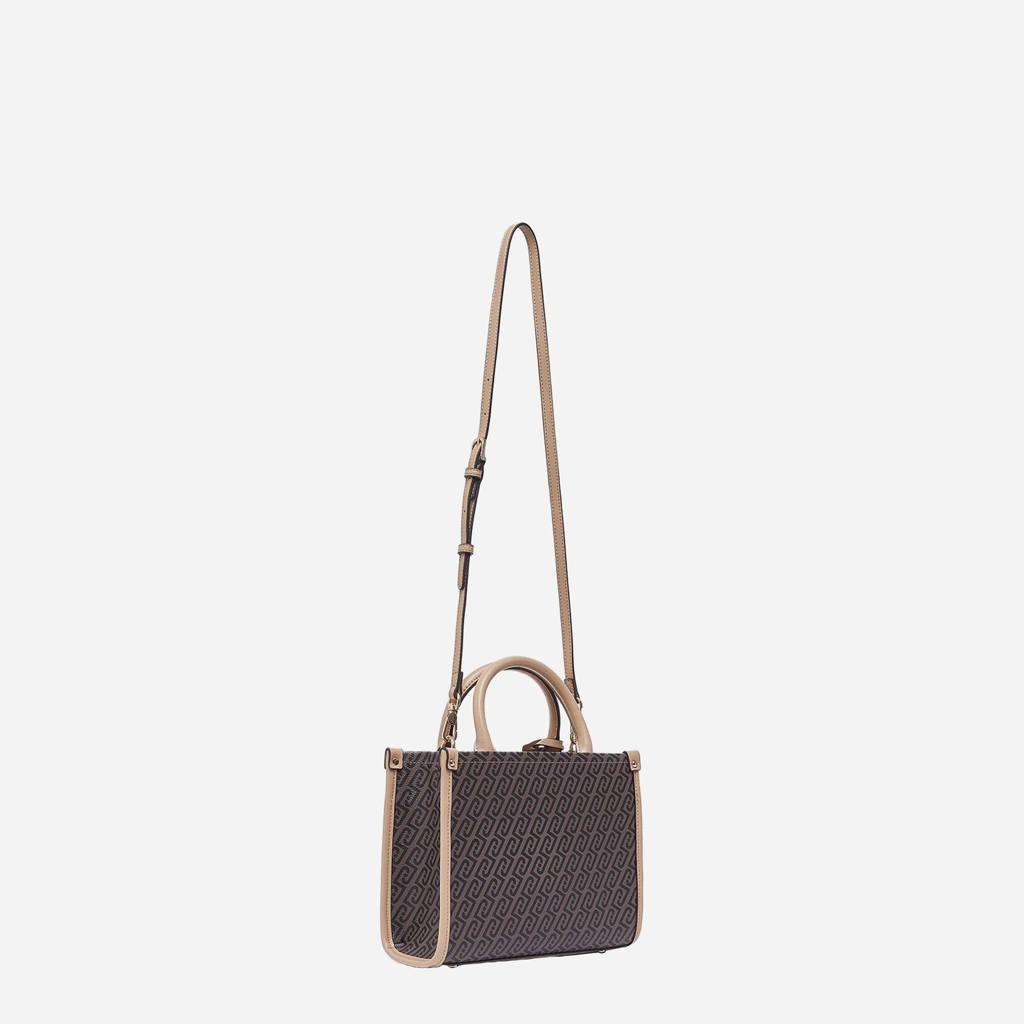LIU JO Borsa piccola jacquard Testa moro/dk.cipria 