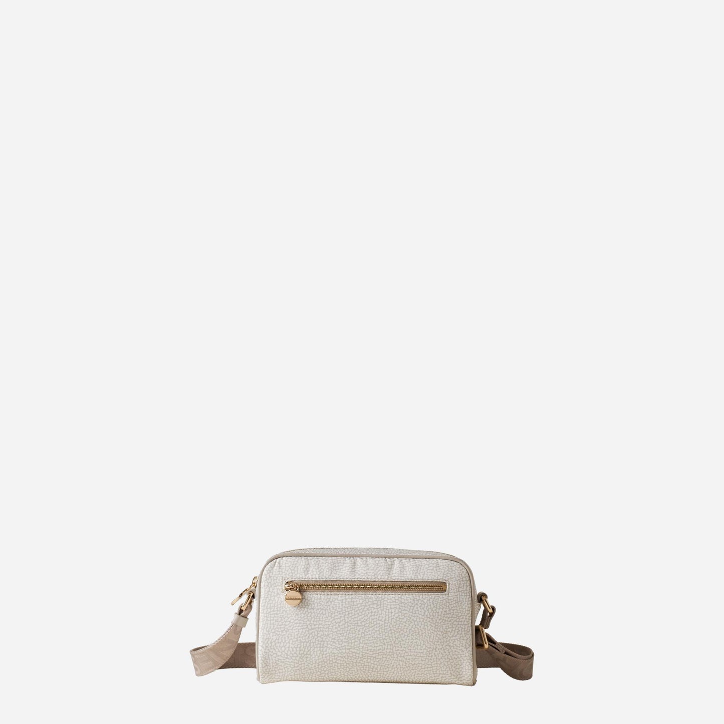 borbonese ECO LINE BORSA CAMERA CASE WHITE COTTON 