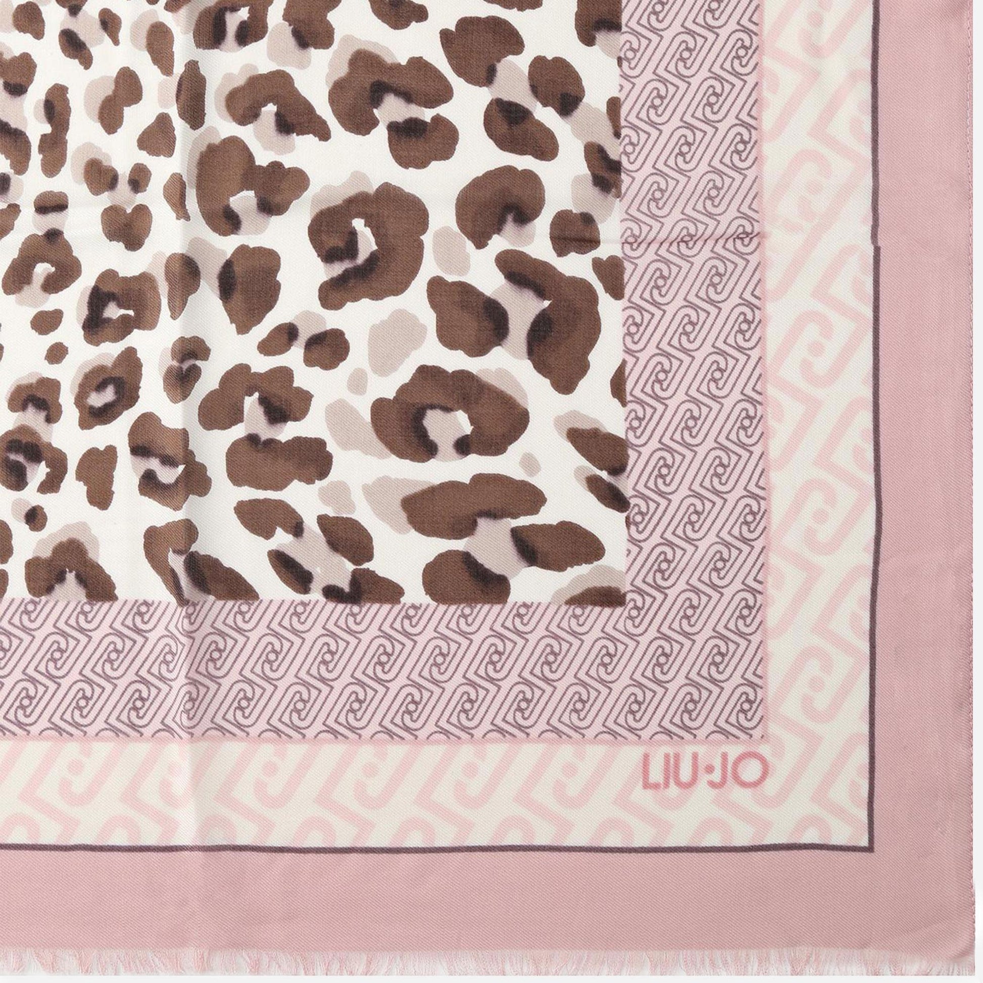 LIU JO Stola animalier Soft peony 