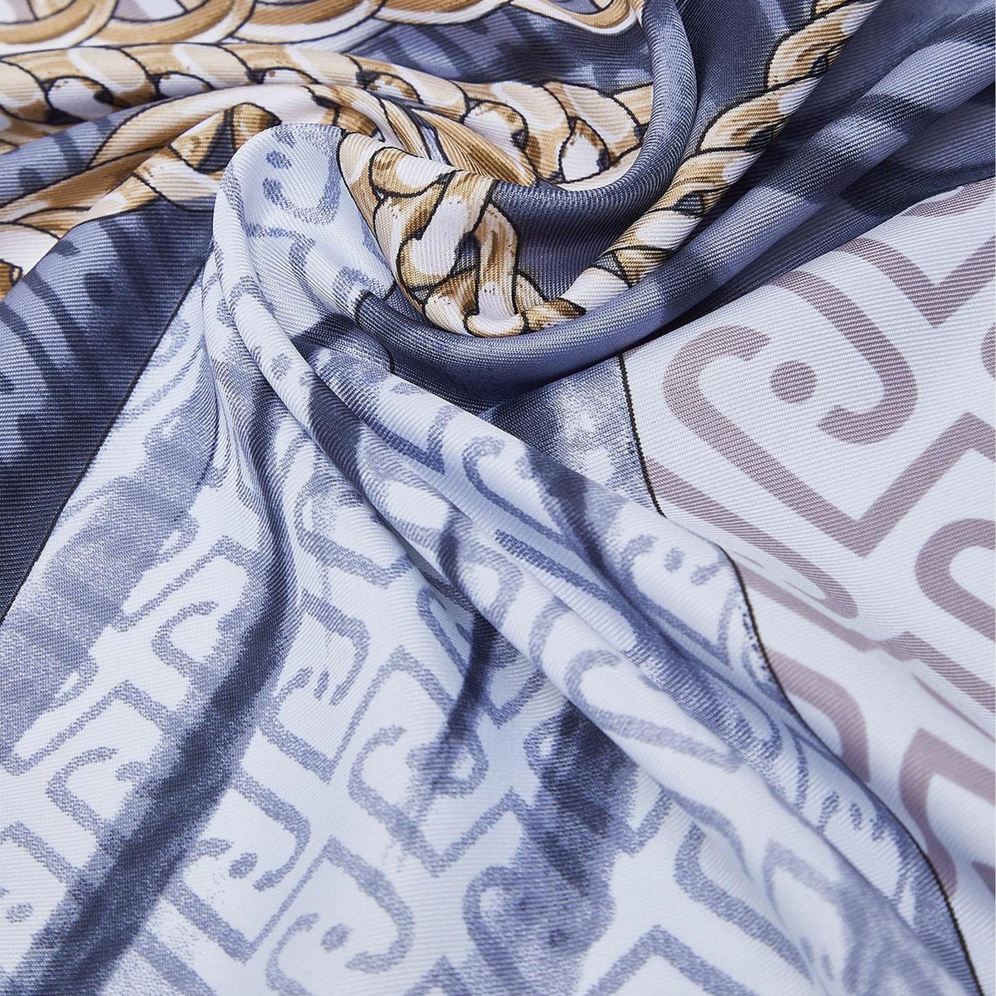 LIU JO Foulard grande con fiocco Dress Blue 