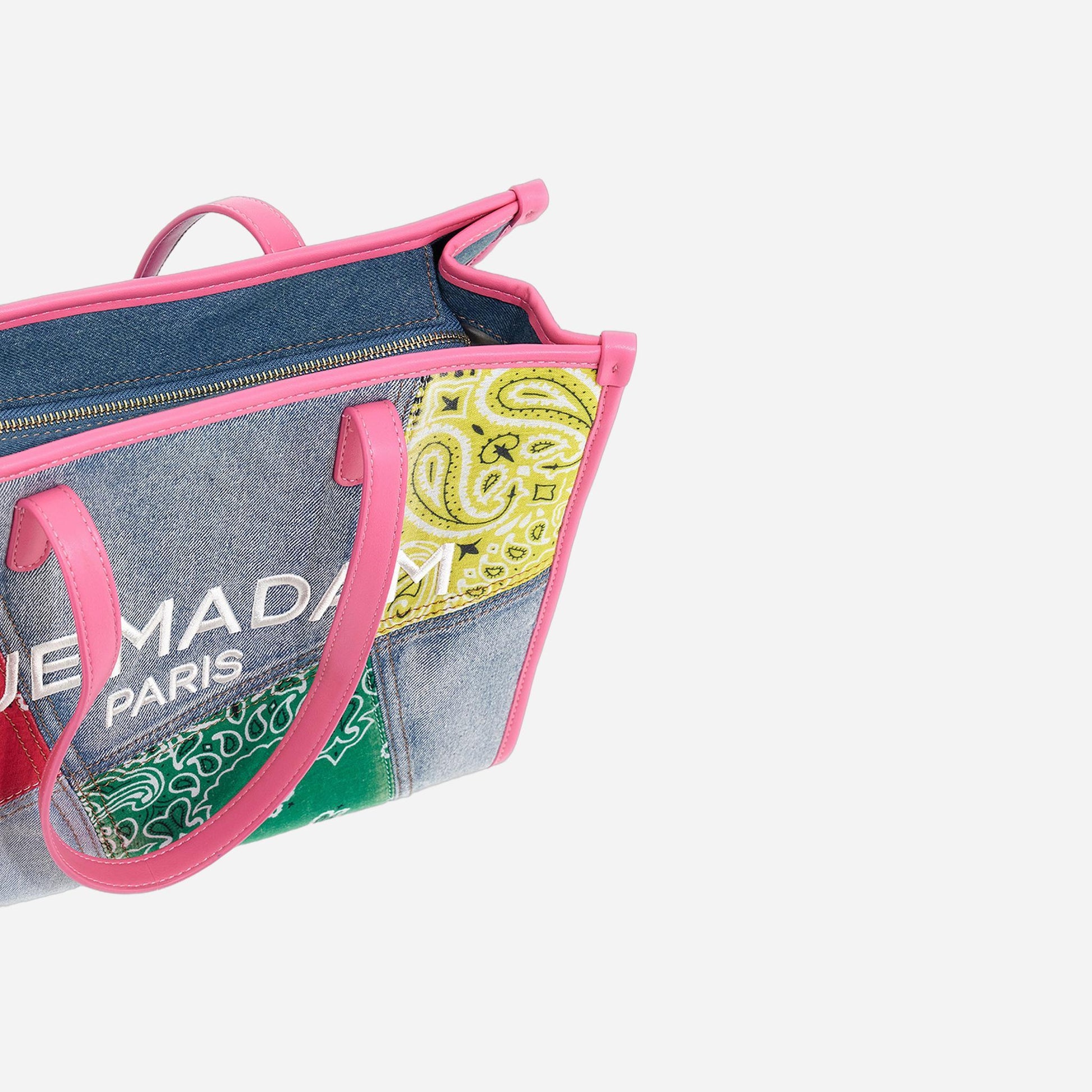 RUE MADAM PAISLEY SHOPPING DENIM FUCHSIA 