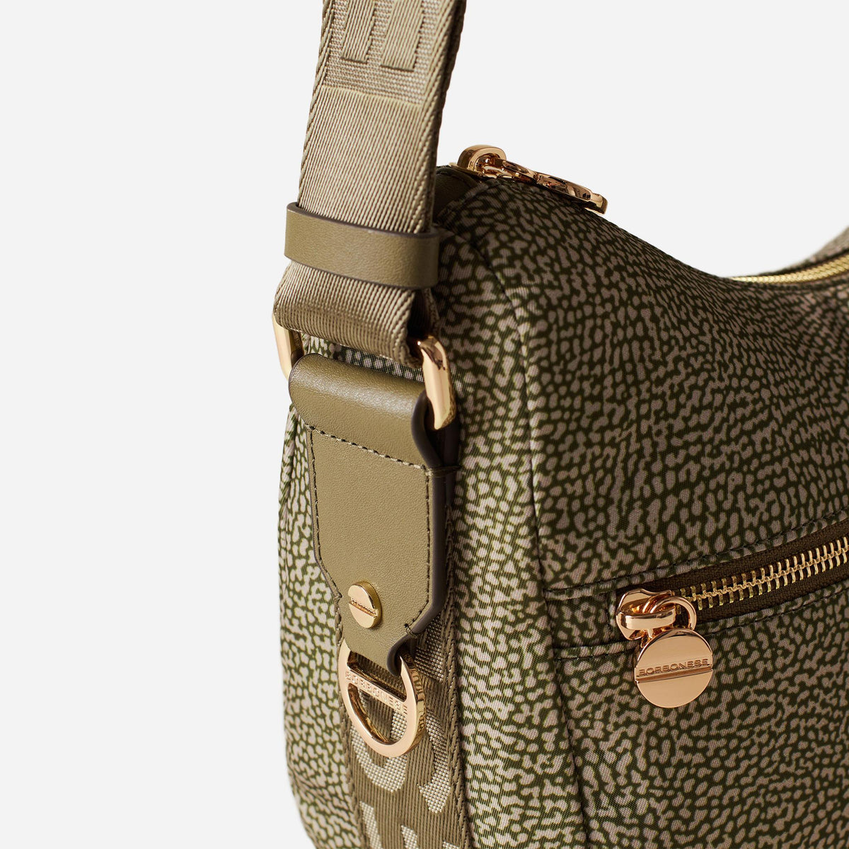 borbonese ECO LINE LUNA BAG SMALL Olive 