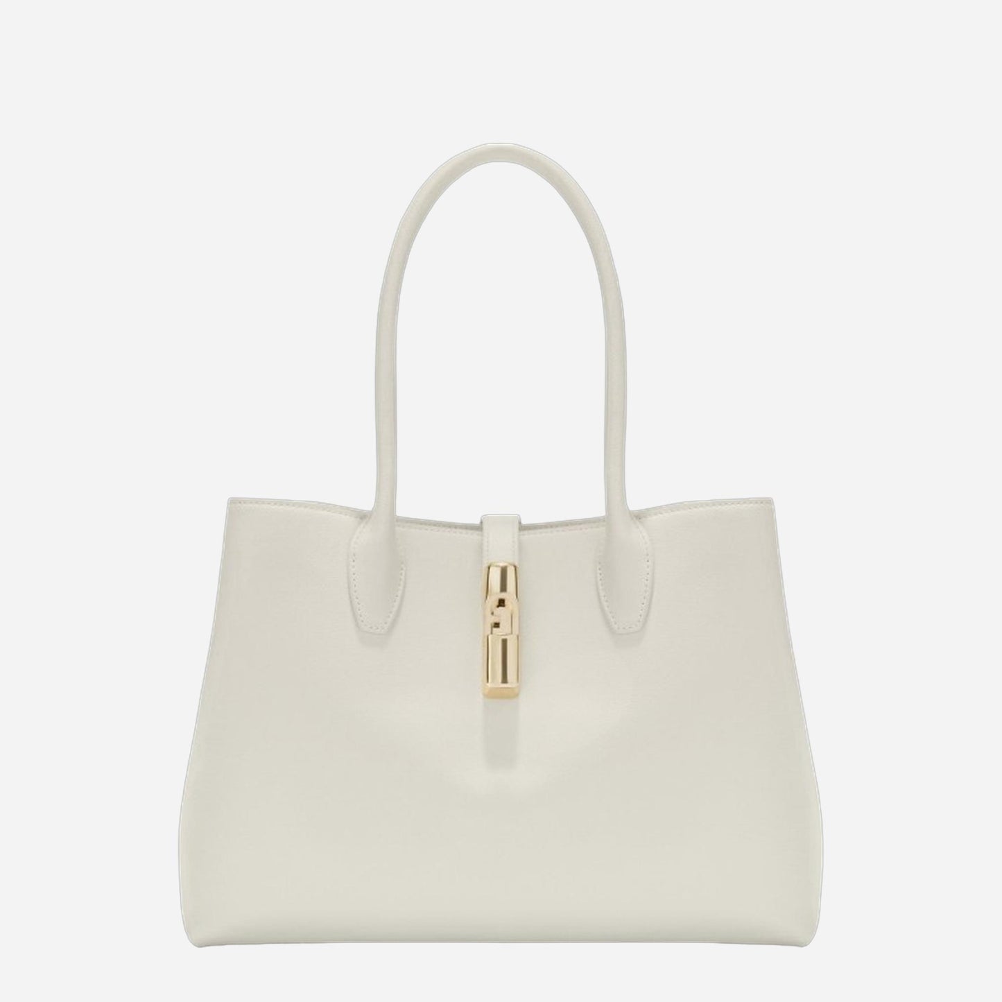 FURLA Furla Debby Borsa A Spalla Large Panna 