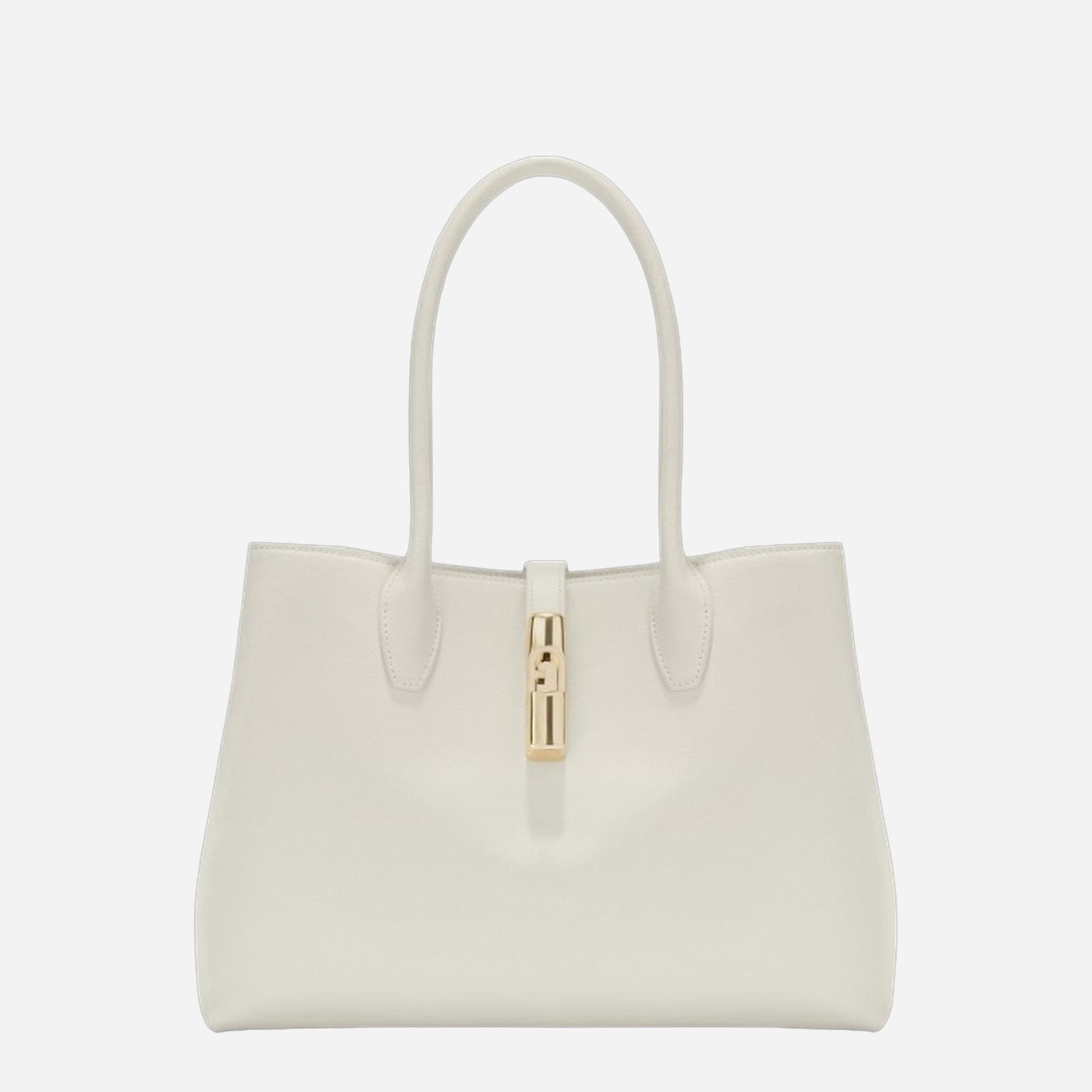 FURLA Furla Debby Borsa A Spalla Large Panna 