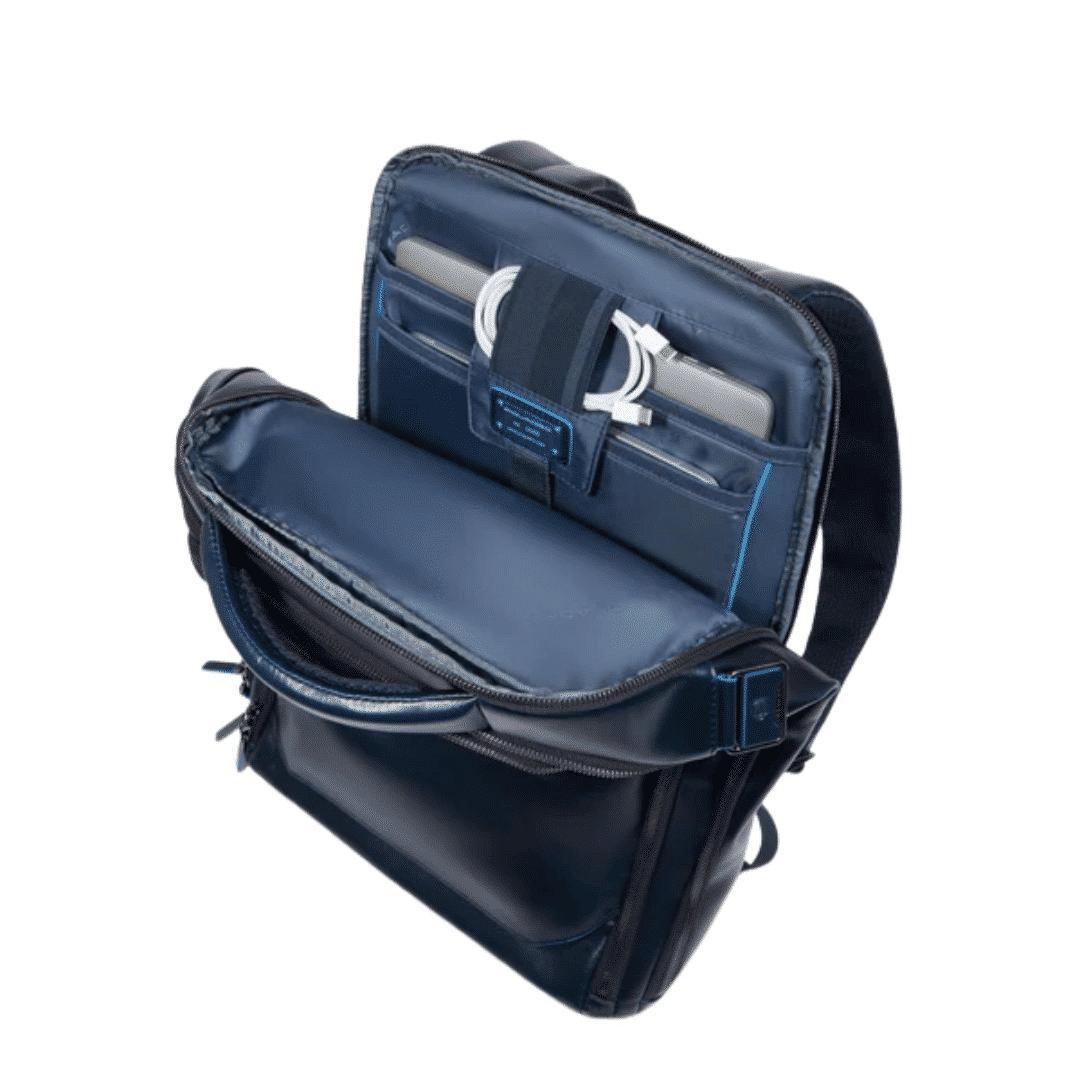 PIQUADRO Zaino da viaggio fast-check porta pc e iPad®Pro BLU2 