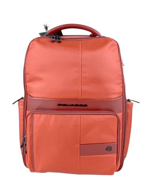 PIQUADRO Zaino uomo porta pc e porta iPad®Pro 12,9" arancione 2 